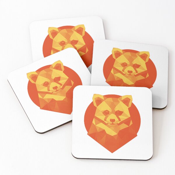 Item preview, Cute Polygonal Red Panda designed and sold by PVSKI.