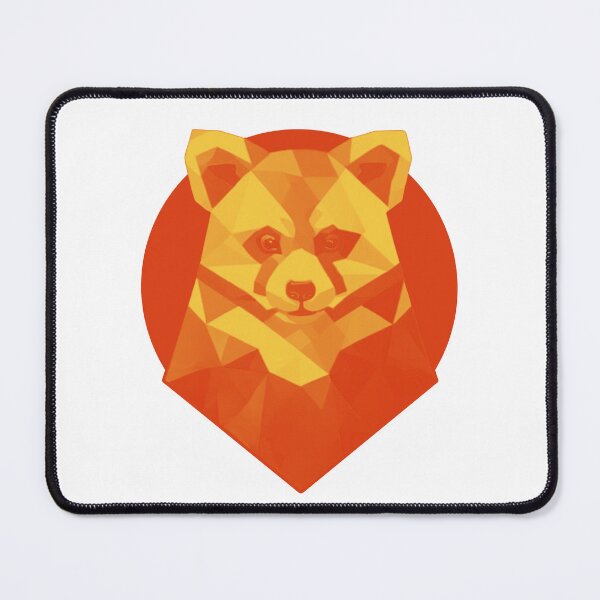 Item preview, Cute Polygonal Red Panda designed and sold by PVSKI.