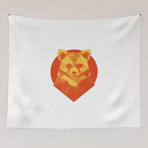 Item preview, Cute Polygonal Red Panda designed and sold by PVSKI.
