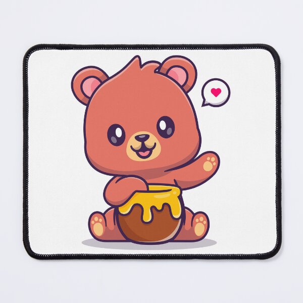 Item preview, Cute Teddy Bear with Honey designed and sold by SeedsplashMerch.