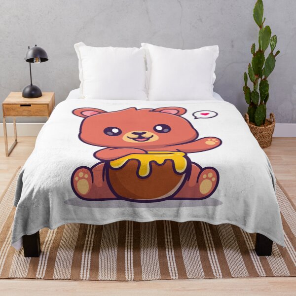 Item preview, Cute Teddy Bear with Honey designed and sold by SeedsplashMerch.