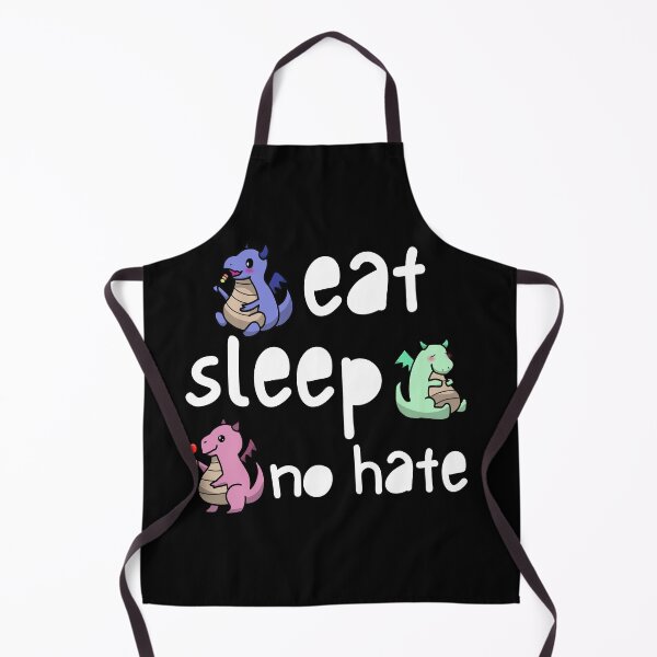 Item preview, Eat, Sleep, No Hate (white font) designed and sold by Daluyong.