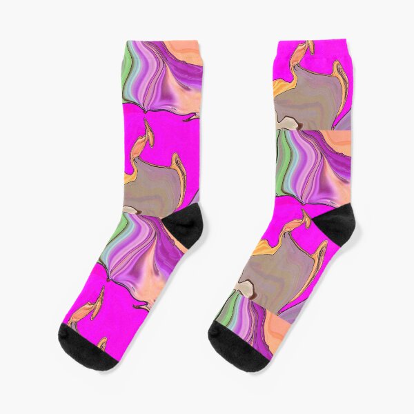 Groovy Glacier Socks
