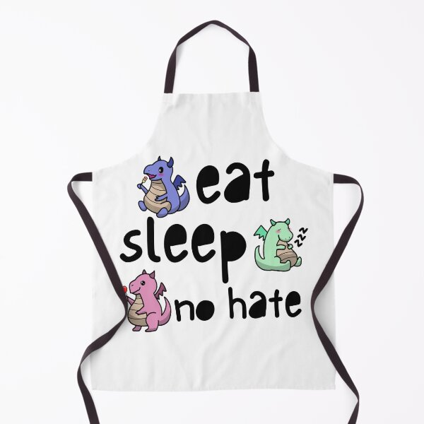 Item preview, Eat, Sleep, No Hate (black font) designed and sold by Daluyong.