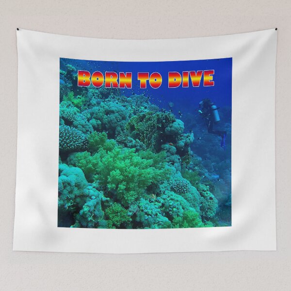 Item preview, Born to dive designed and sold by likbatonboot.
