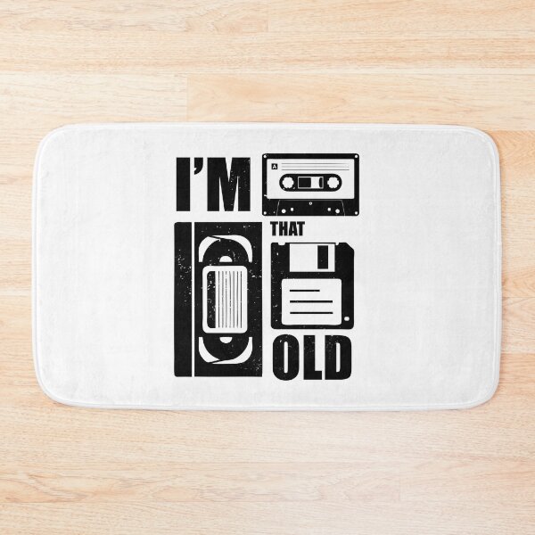 Item preview, Copy of I'm That Old - Black Vintage Worn Look designed and sold by risible.