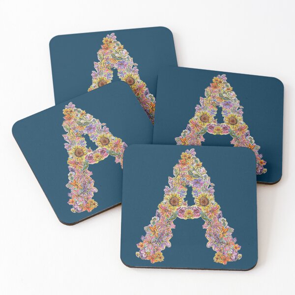 Item preview, A Floral Initial designed and sold by uchidotan.