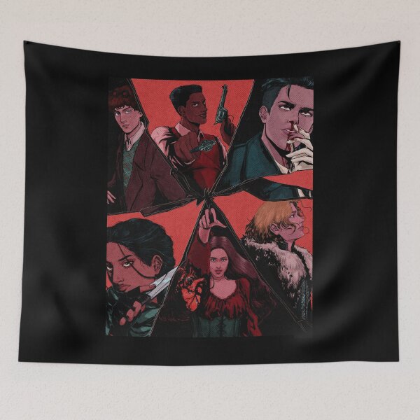 Item preview, six of crows illustration (textured)   designed and sold by DuronBCartoon.