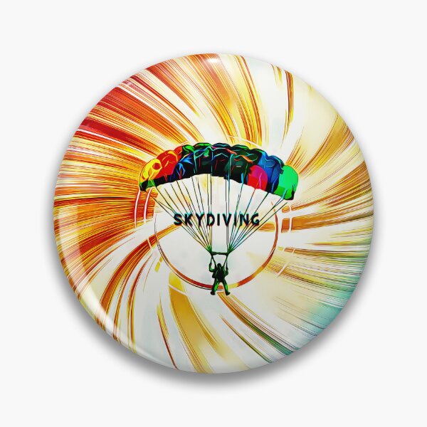 Item preview, The Skydiving trend in freedom color art designed and sold by umfhn.