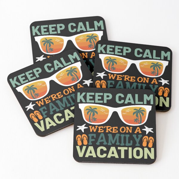 Item preview, Keep calm family vacation designed and sold by SunsetFootsteps.
