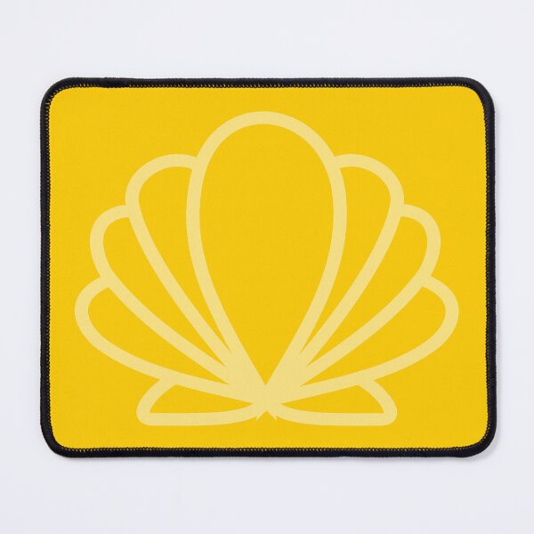 Item preview, Scallop Shell Stylised Yellow designed and sold by TheScraggyBeard.