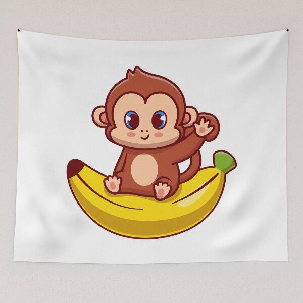 Item preview, Cute Kawaii Monkey  designed and sold by SeedsplashMerch.
