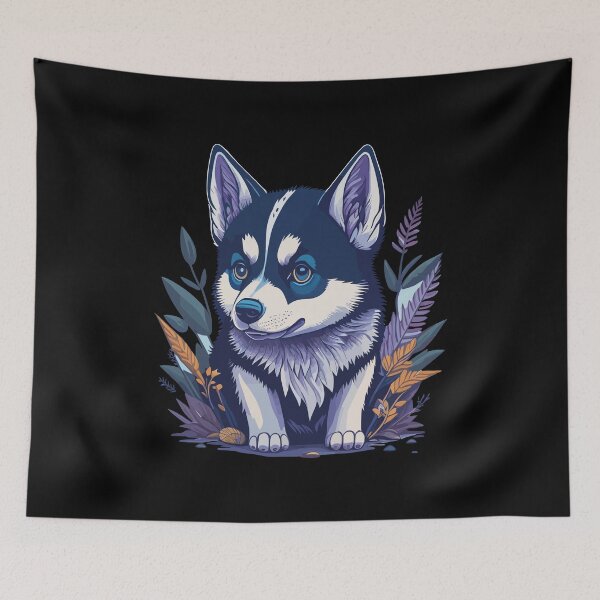 Item preview, Alaskan Husky puppy designed and sold by HuskyHuddle.