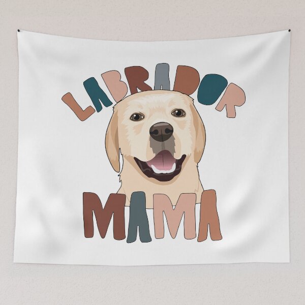 Item preview, Labrador Mama Funny Retro designed and sold by printify.