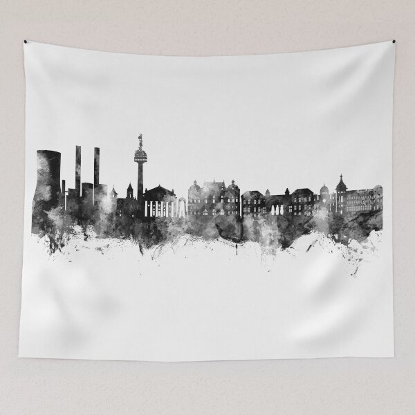Aperçu de l'œuvre Galaţi Romania Skyline créée et vendue par ArtPrints.