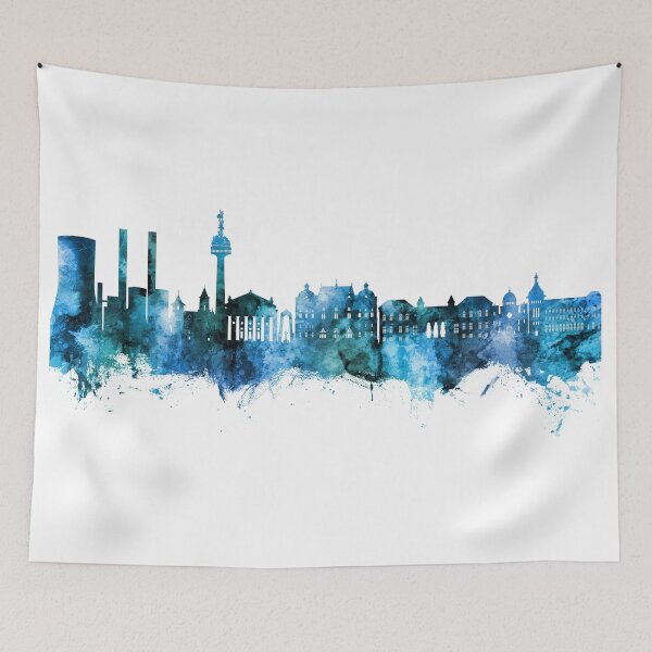 Aperçu de l'œuvre Galaţi Romania Skyline créée et vendue par ArtPrints.
