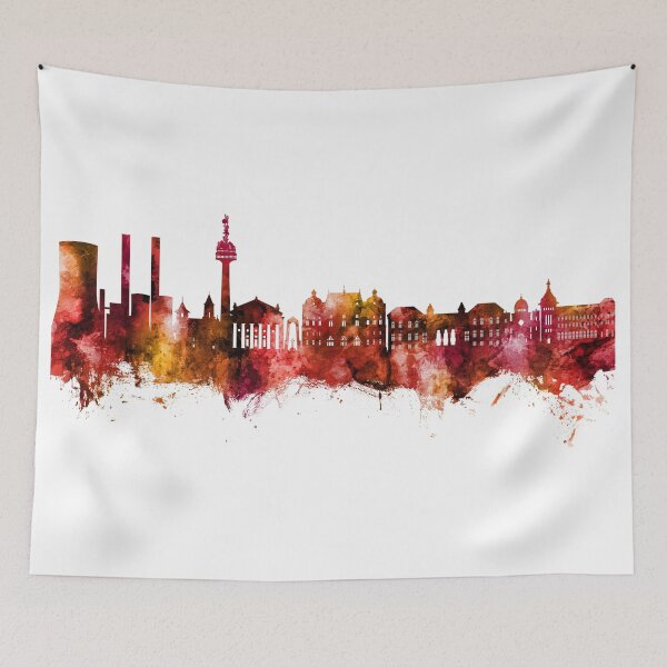 Aperçu de l'œuvre Galaţi Romania Skyline créée et vendue par ArtPrints.