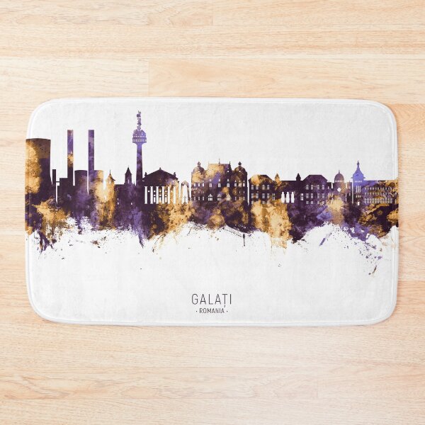 Item preview, Galaţi Romania Skyline designed and sold by ArtPrints.
