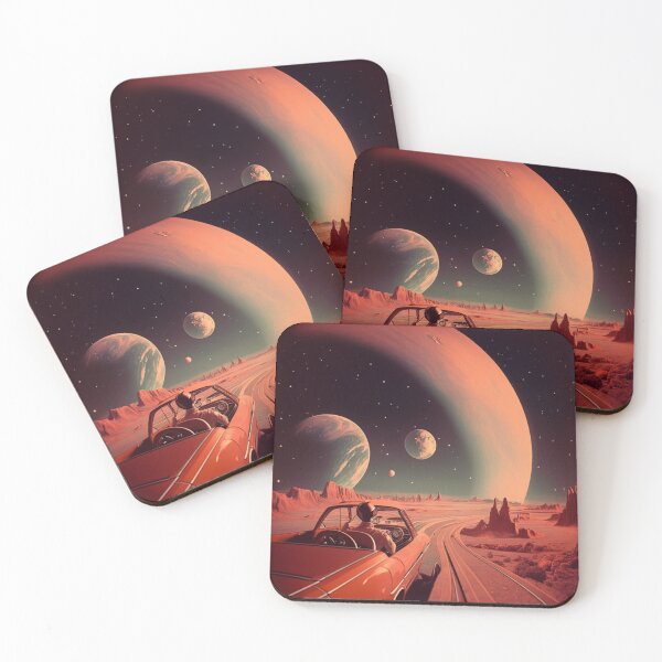 Item preview, Surrealist Vintage Car in Space designed and sold by Synthetic-Dream.