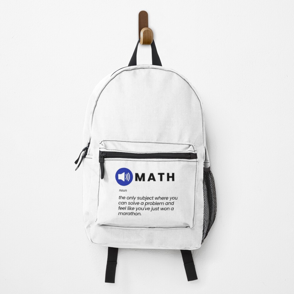 Item preview, Backpack designed and sold by MathVerge.