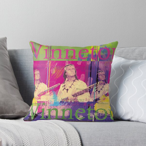 Item preview, Winnetou portrait, famous Karl May character, Indian chief of the Apaches designed and sold by Mauswohn.