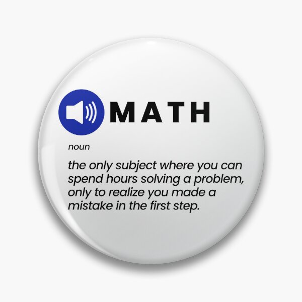 Item preview, Funny Math Joke designed and sold by MathVerge.