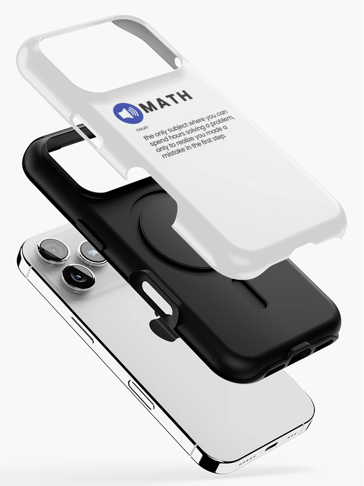 Thumbnail 2 of 4, iPhone Case, Funny Math Joke designed and sold by MathVerge.