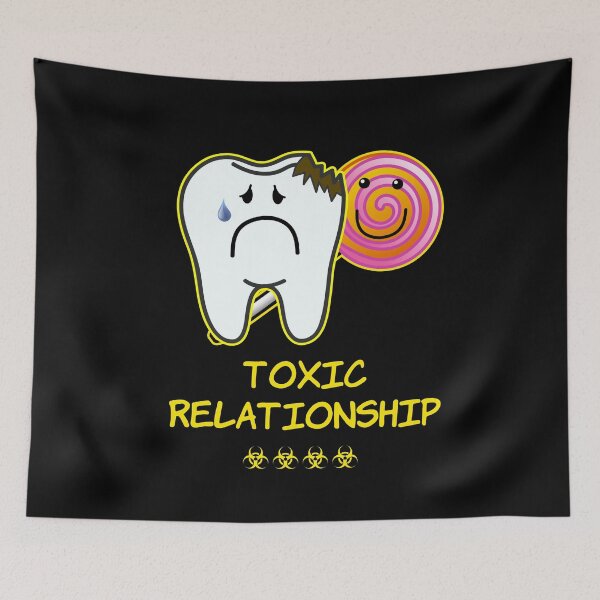 Item preview, 'Toxic Relationship' Couple Goals - Sarcasm Lovers Collection Lollipop designed and sold by Ridiculam Toga.