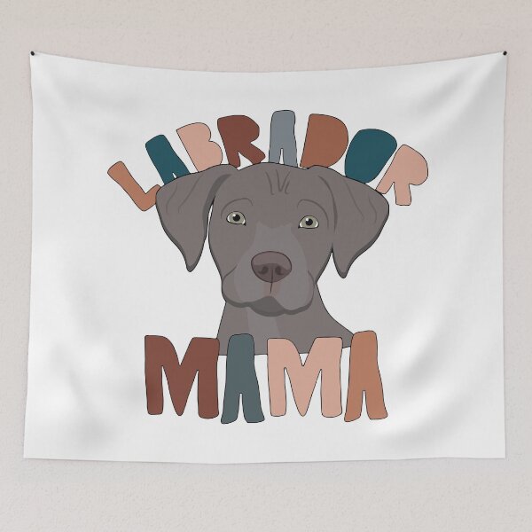 Item preview, Labrador Mama Cute Retro designed and sold by printify.