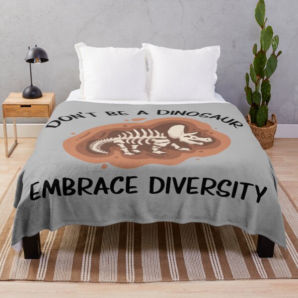 Item preview, Don't be a dinosaur. Embrace diversity. designed and sold by FatCatProds.