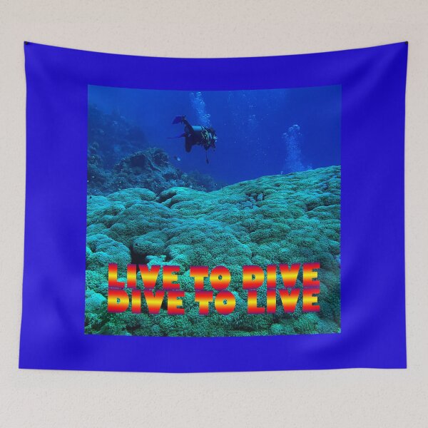 Item preview, Live to Dive and Dive to Live designed and sold by likbatonboot.