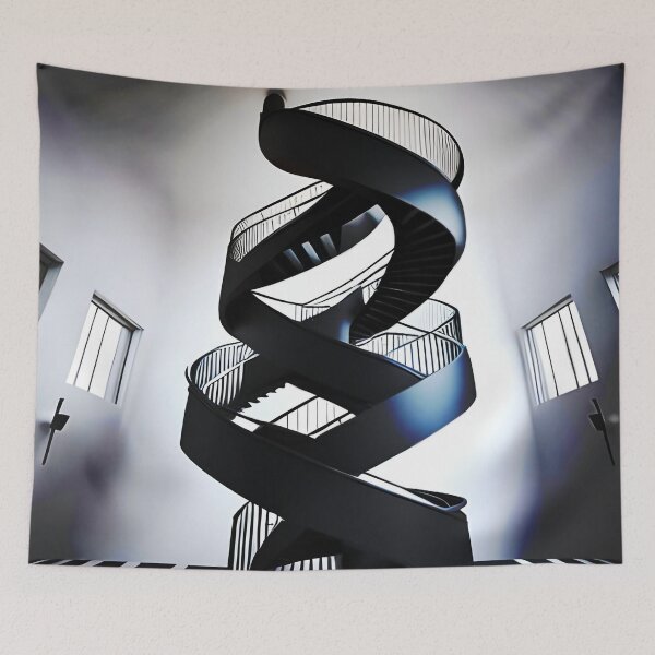 Item preview, Nightmares about Stairs designed and sold by JoanNinjaHen.