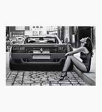 Ferrari 512TR & Ledy #1 Photographic Print