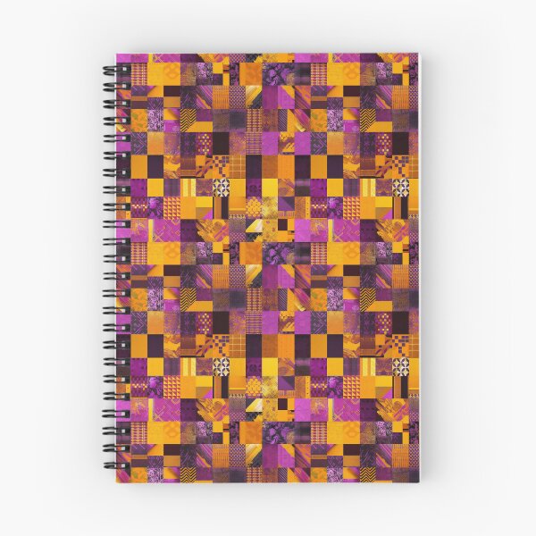 Item preview, Patchwork collage yellow and purple designed and sold by FloralSemblance.