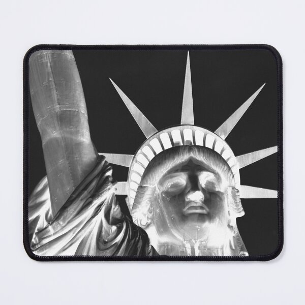 Item preview, Statue of Liberty in New York, black and white photography designed and sold by Mauswohn.