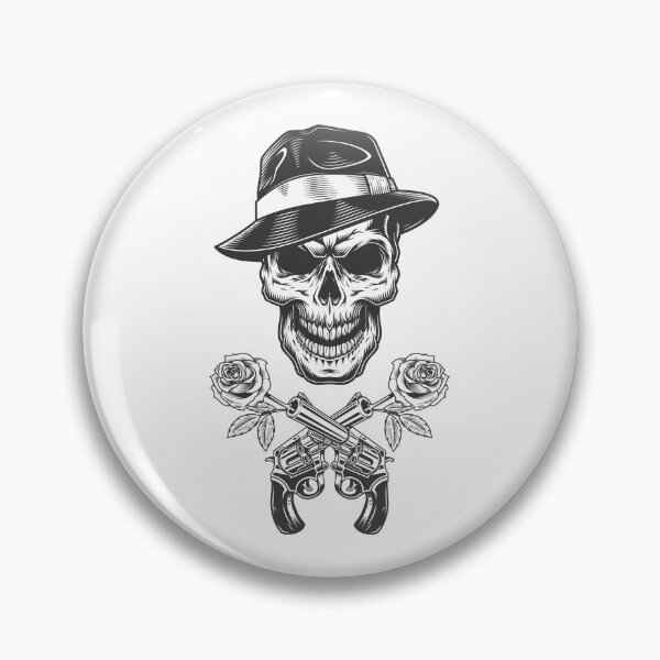 Item preview, Calavera y armas designed and sold by SeedsplashMerch.