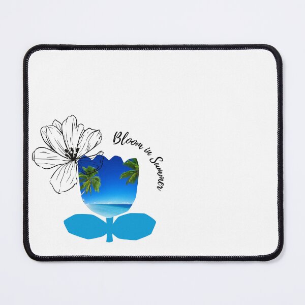 Item preview, Bloom in Summer: Beach in Blue Flower designed and sold by ny-art.