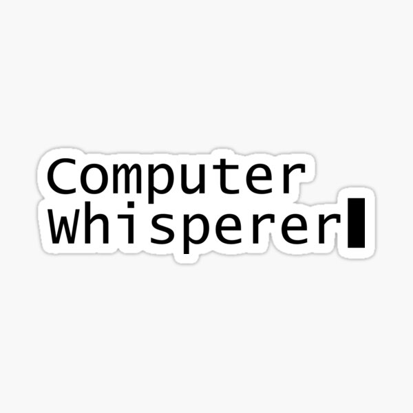 Artikel-Vorschau von Computerflüsterer T-Shirt, designt und verkauft von WeeTee.