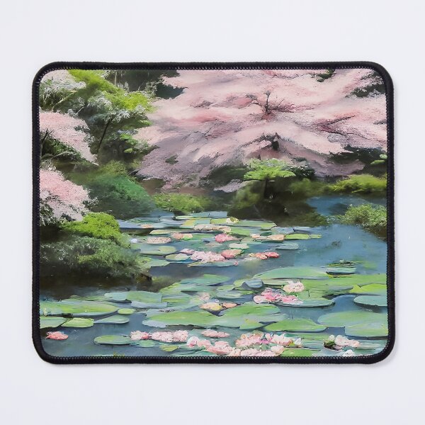 Item preview, Japanese style garden oasis 2 designed and sold by mythographiaart.