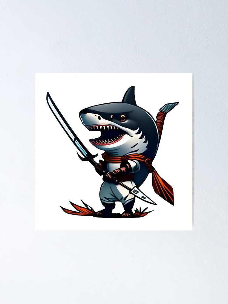 Shark Ninja : Shark Samurai Notebook (Paperback)