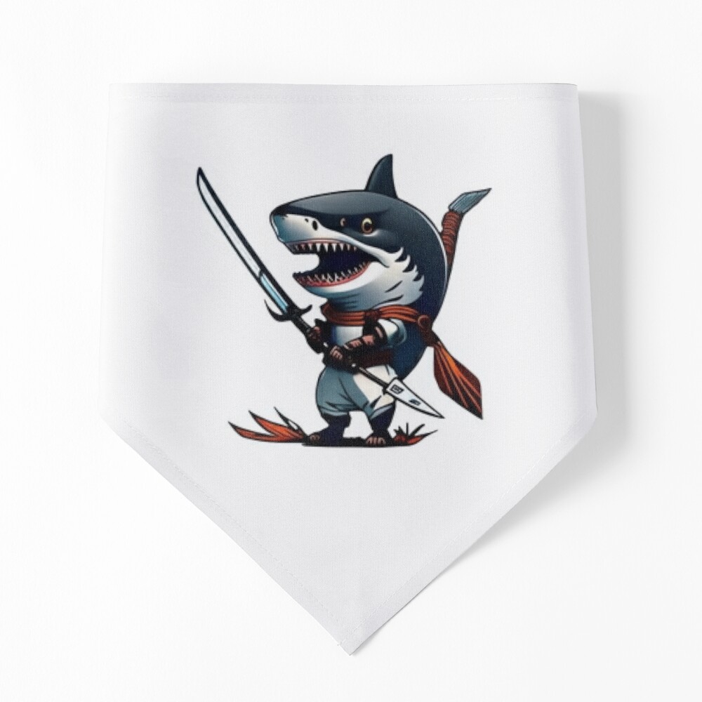 Ninja Shark Ocean Samurai' Bandana