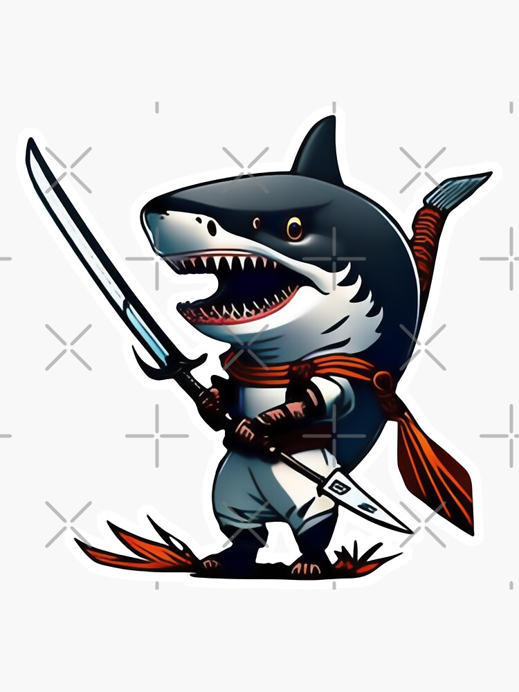 Ninja Shark Samurai - Shark Ninja - Pin