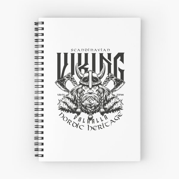 Item preview, Vikingo nórdico con hachas designed and sold by SeedsplashMerch.