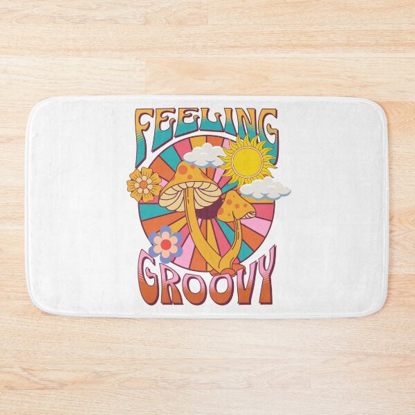 Item preview, Feeling Groovy Hippie Retro Magic Mushrooms designed and sold by desireedickens.