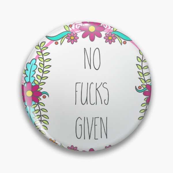 Item preview, No Fucks Given Floral Wreath designed and sold by Adam Regester.