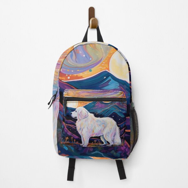 Item preview, Great Pyrenees On A Colorful Starry Eveningr designed and sold by Appyrances.