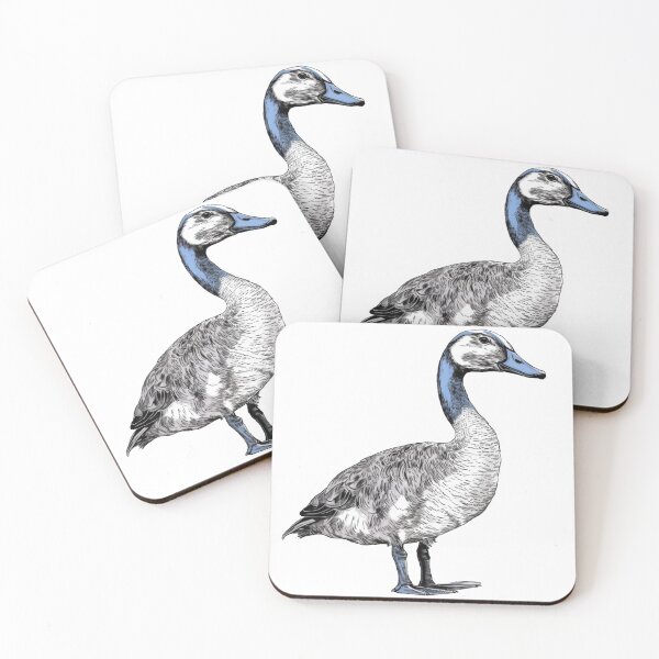 Item preview, Handsome goose drawn in a japanese style designed and sold by CuteAnimalsFarm.