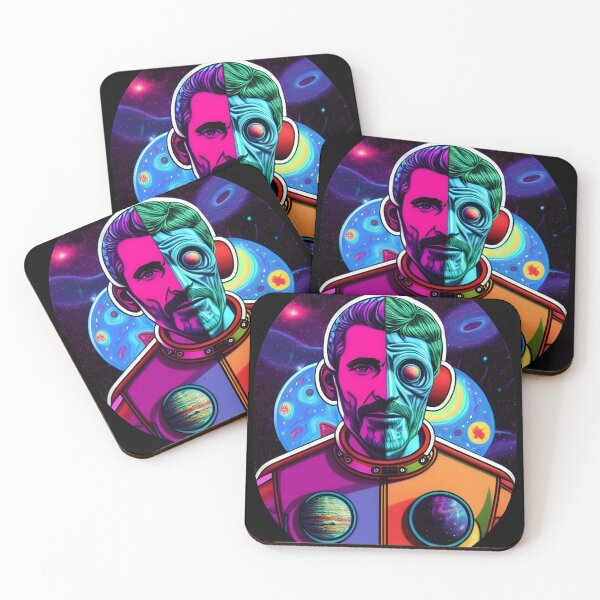 Item preview, Alien Man - Trippy / Psychedelic Abstract Space Art designed and sold by Djaweedan777.