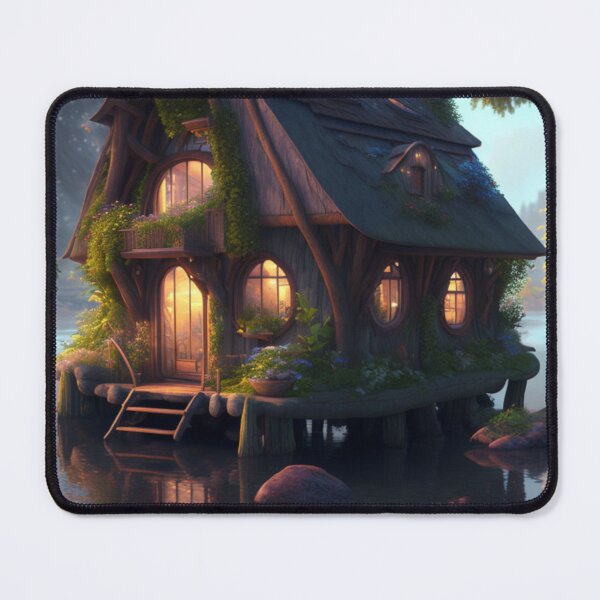 Item preview, Beautiful cozy riverside Hobbit treehouse designed and sold by Lutrex.