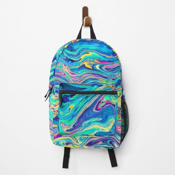 Item preview, Multi coloured abstract contour lines designed and sold by PuzbieArts.